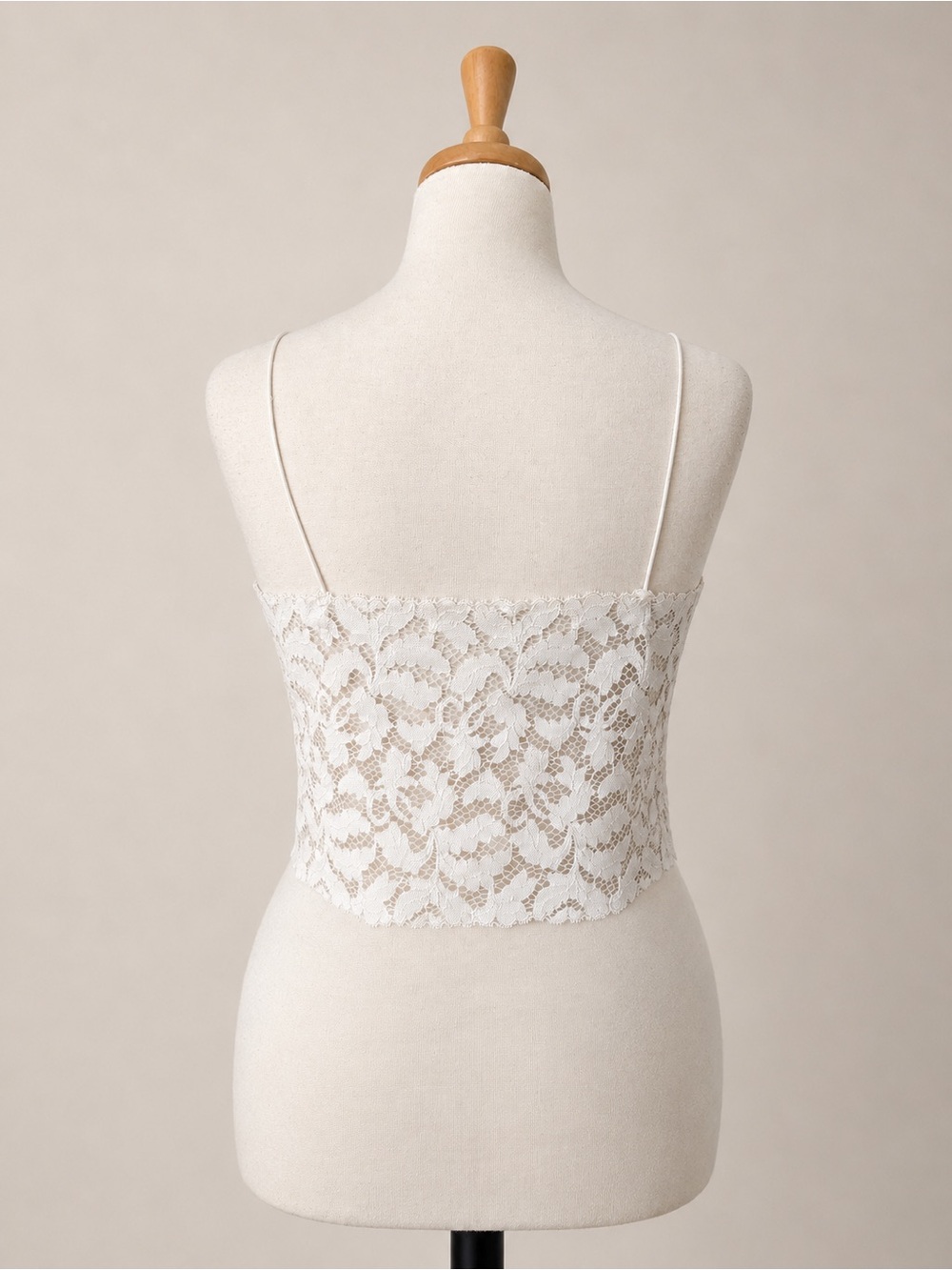 Intimately Free People Ivory Lace Brami Bralette Cami Size Large - Picture 5 of 12
